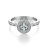 Pierścionek białe złoto z diamentami AJPZ_142